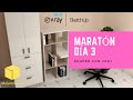 MARATON MELAMINA 3D - VIDEO #9 - DIA 3 - Render con Vray + SketchUp