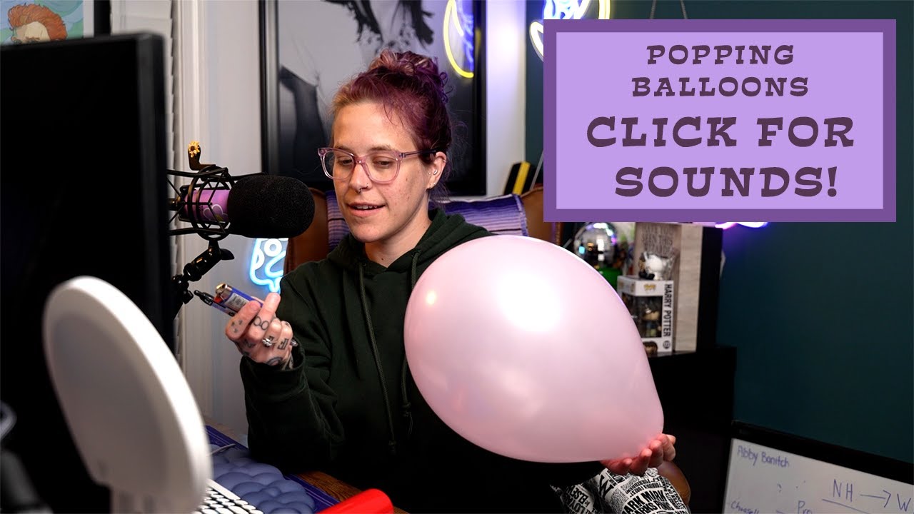 Balloon Popping ASMR | Loud Pops & A Hint Of Shell Shock