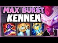 MEGA NUKE KENNEN TOP STRATEGY IS 100% NUTS! KENNEN SEASON 11 TOP GAMEPLAY! - League of Legends