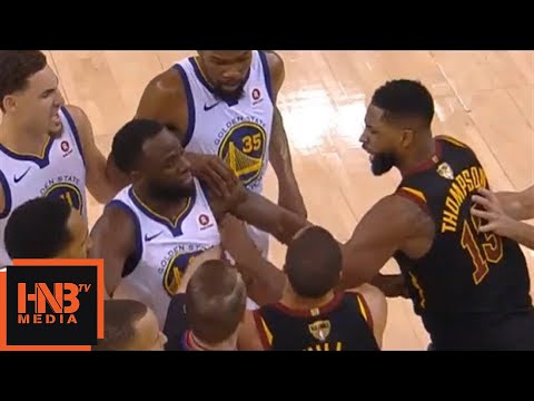 Tristan Thompson & Draymond Green Skirmish / Thompson Ejected / Cavs vs Warriors Game 1