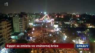 Egyptská krize (říjen 2013) - Zora Hesová a Irena Kalhousová na RTVS