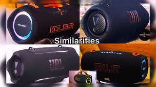 Similarities Between Koleer A80, Jbl Xtreme 5&4, Zealot s167