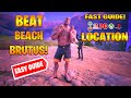 How To Beat &amp; Defeat Beach Brutus Boss Location in Fortnite! (SUPER EASY)