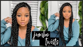 EASY INSTALL JUMBO TWISTS! | NEW 'BRAID UP' PRESTRETCHED BRAIDING HAIR | OUTRE