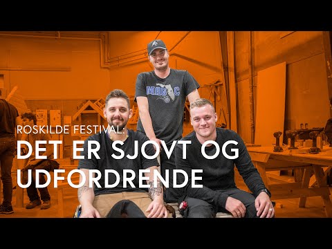 Lækre tømrermøbler til Roskilde Festival