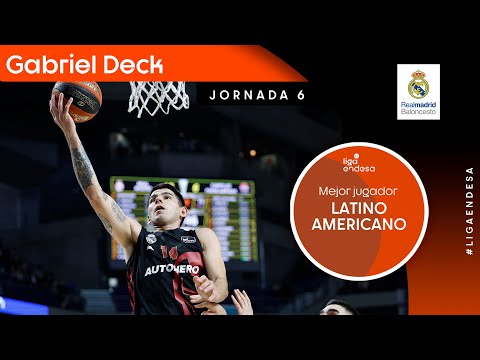 GABRIEL DECK, Mejor Jugador Latinoamericano de la Jornada 6 | Liga Endesa 2022-23