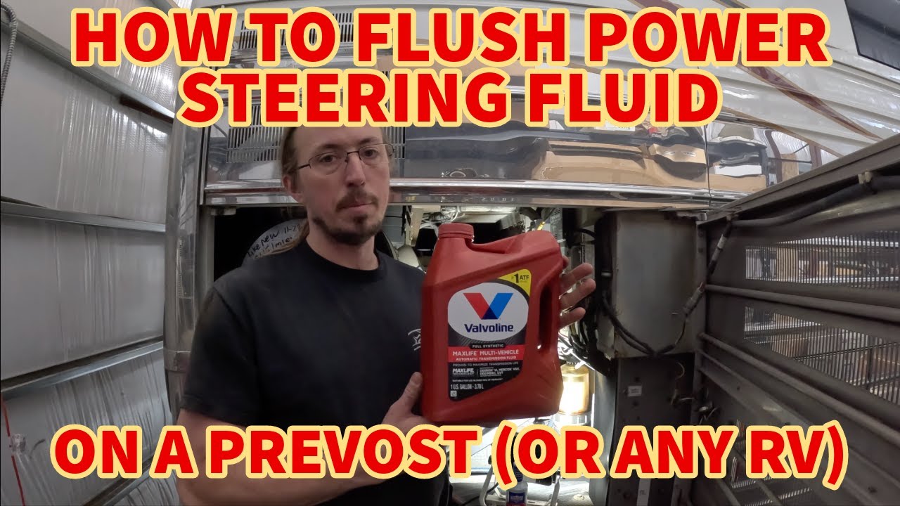 How to Flush the Power Steering Fluid on a Prevost XLII (applies to
