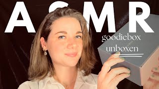 ASMR | Goodiebox unboxing | show and tell, tapping | Dutch | ASMaRja