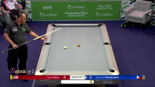 Django Bustamante Takes First Rack Over Fedor Gorst 2025 Philippine Open