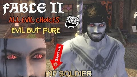 FABLE 2: ALL EVIL CHOICES - FULL GAME