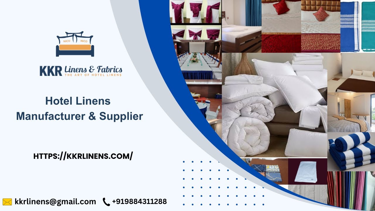Best Hotel Linen Supplier in India - KKR Linens & Fabrics