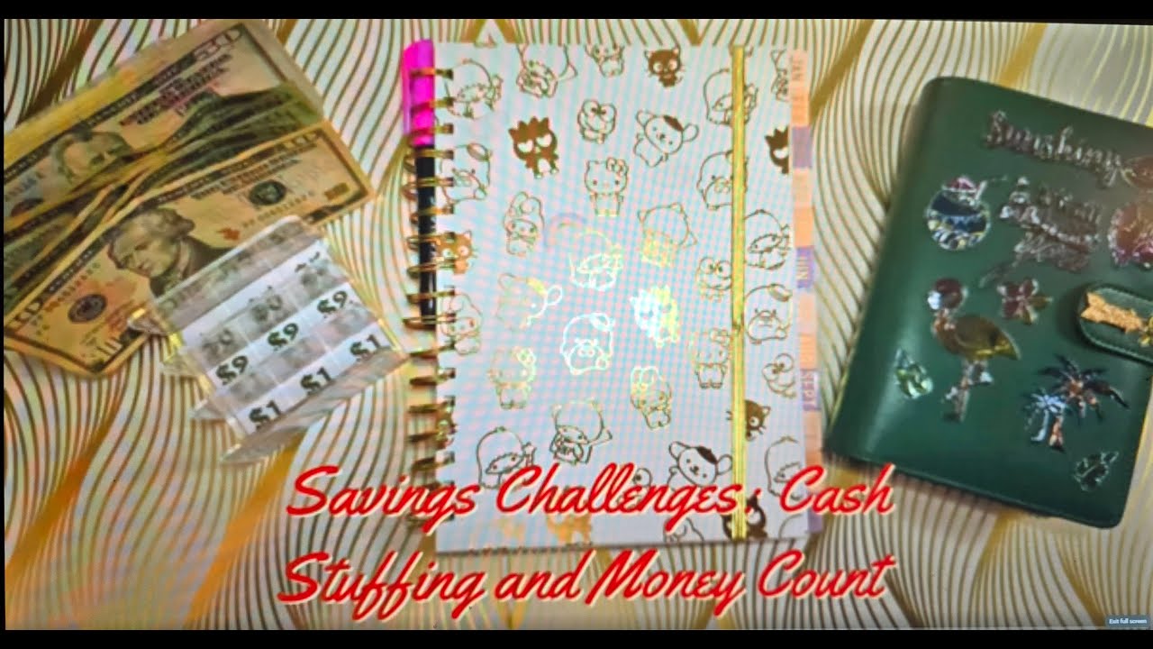 Savings Challenges: Cash Stuffing and Money Count - YouTube