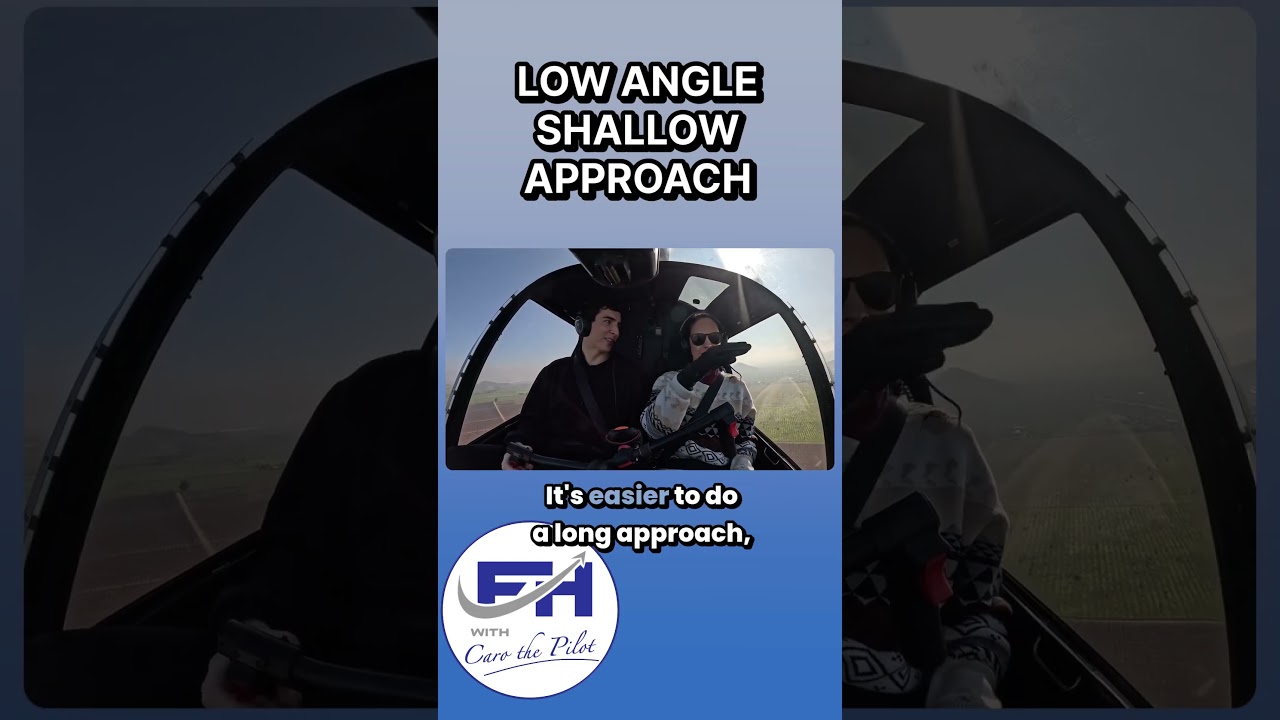 HELICOPTER FLIGHT LESSON : Low angle shallow approach #pilotschool #helicopter #landing