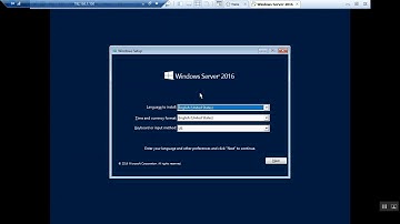 Windows server 2016 Installation and Post Install Configurations in Hindi