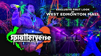 The New Splatterverse "Adrenaline Art" is Extreme Paint Night at WEM! - Best Edmonton Mall