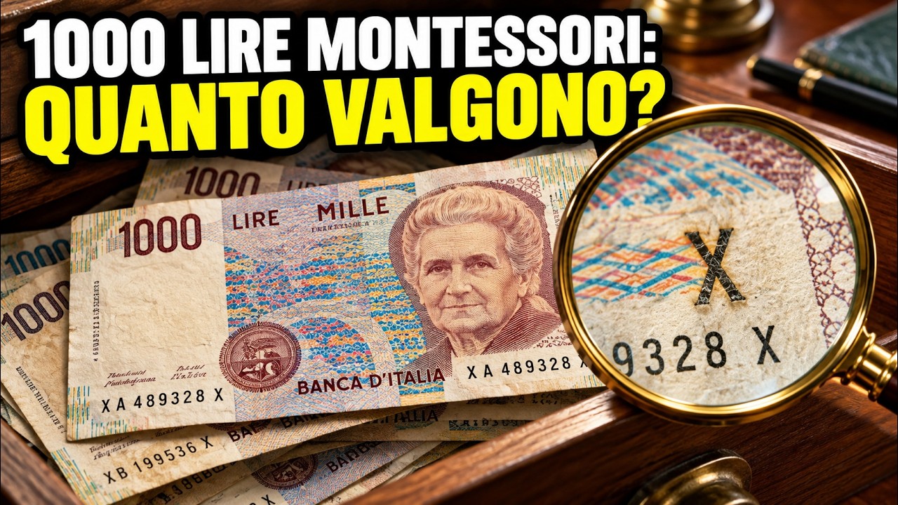 Hai ancora le 1000 lire Montessori? Controlla subito la lettera X