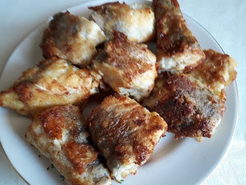 შემწვარი თევზი ხეკი Хек жареный в кляре /  Быстро и вкусно