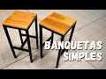 Banquetas simples