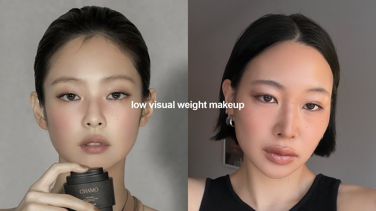 Low visual weight makeup inspired by Jennie