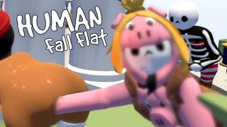 HUMAN FALL FLAT (Funny Moments) w/ DanTDM & Thinknoodles