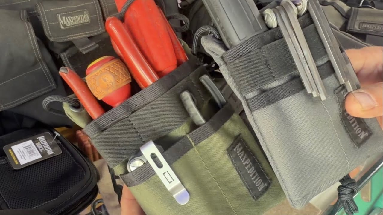 Maxpedition Platy with various common Locksmith hand tools