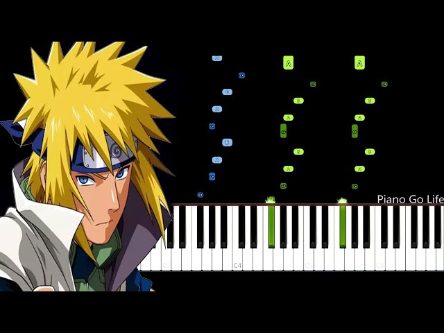 Naruto Shippuden - Shutsujin (Departure To The Front Lines) Piano Tutorial class=