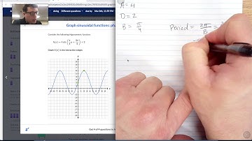 KA Trig   Graph Sinusoidal functions: phase shift   part 4