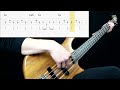 Edwyn Collins - A Girl Like You (Bass Cover) (Play Along Tabs In Video)