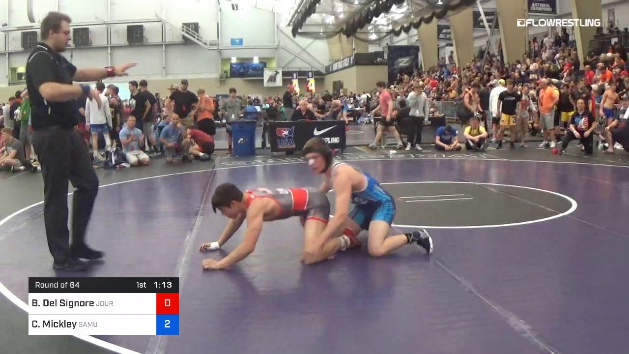 71 Kg Round Of 64 Brock Del Signore Journeyman Wrestling Club Vs Carter