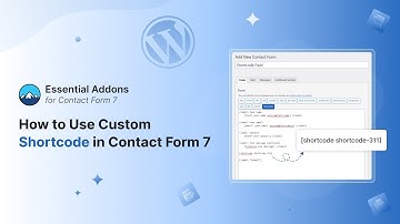 How to Use Custom Shortcode in Contact Form 7