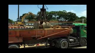 2025/7/2 #komatsu pc-400-5 LC Clamshell Telescopic Arm #Clamshell #Telescopic #Arm#Armexcavator