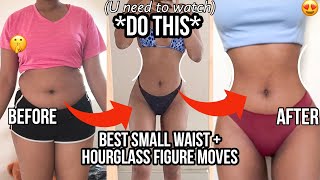 Top exercises to slim waist and get an hourglass (these will drastically change your ENTIRE waist)