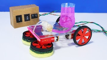 How To Make Floor Cleaning Machine With Remote Controller - Make Very Easily At Home