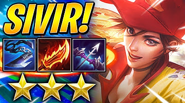 ⭐⭐⭐ 3 Star SIVIR HYPER CARRY! - TFT SET 8 RANKED I Best Comps I Teamfight Tactics Guide