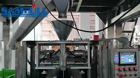 korean rice cake noodles automatic weighing and packing machine with multihead weigher vffs