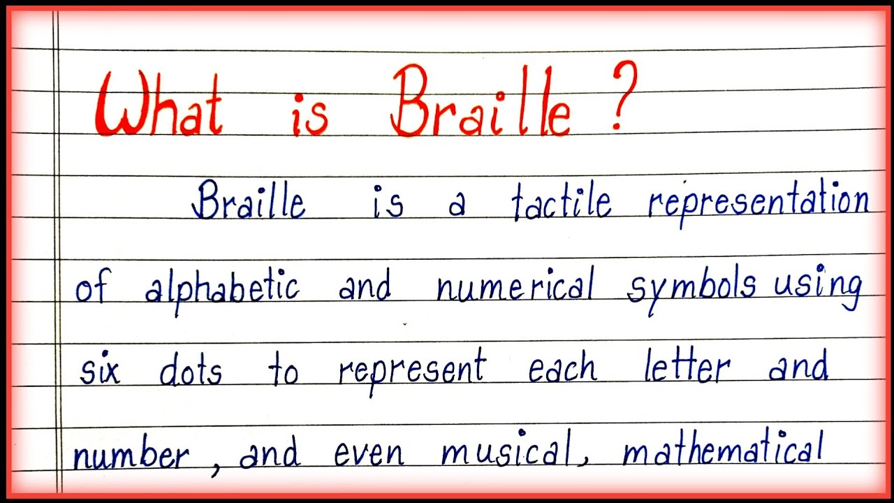 draw symbols ofBraille script 