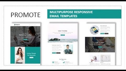 Promote - Multipurpose Responsive Email Template With Online  | Themeforest Templates
