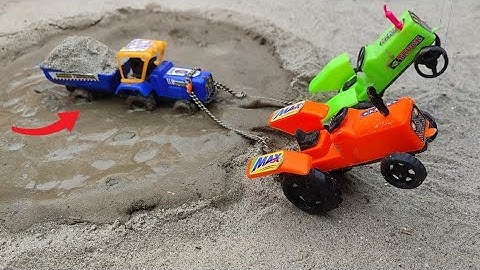 Diy Tractor Stuck In Mud With Mini Science Project || @Anshdeep Experiment💥