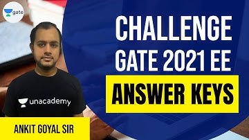 Challenge #GATE2021 #AnswerKey | GATE 2021 (EE) | #AnkitGoyal