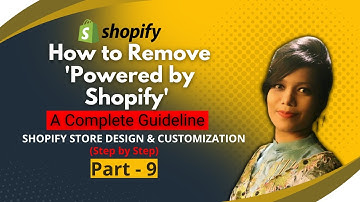 Shopify Store Design full Course Bangla Tutorial (Part- 9) | How to Remove 