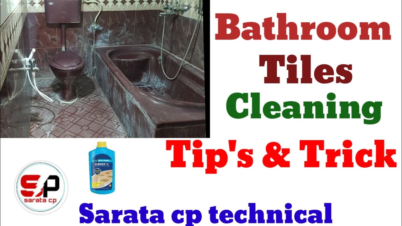 Bathroom tiles cleaning tip's and trick How to clean bathroom tiles
