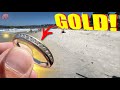 I Got GOLD After a BRUTAL Day Metal Detecting Carmel BEACH!!