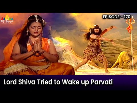 Lord Shiva Tried to Wake up Parvati from the Tapassu | Episode 170 | Om Namah Shivaya Telugu Serial - SRIBALAJIMOVIES