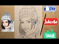 Lalisa Manobal (also spelled Manoban) drawing step by step / Lalisa from BLACKPINK easy drawing