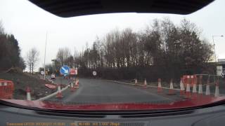 Raith roundabout crazy drivers, OE55 TZM - Lawless Road Planning