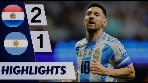 Paraguay vs Argentina 2-1 | World Cup Qualifier 4K Extended Highlights 🔥⚽