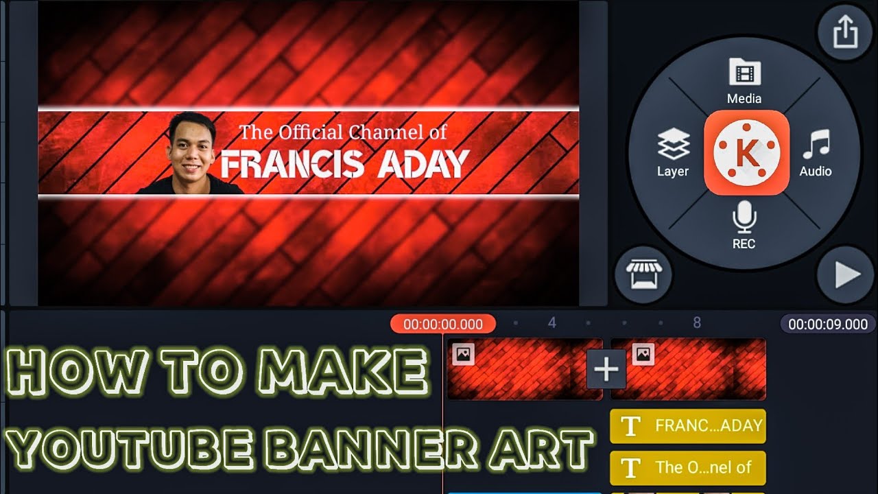 HOW TO CREATE A YOUTUBE CHANNEL ART | USING MOBILE PHONE | USING ...