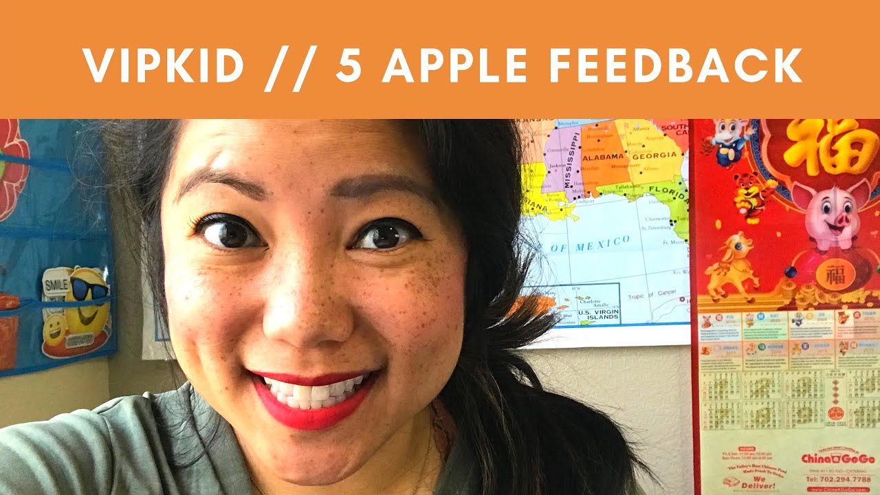 VIPKID // HOW TO GET 5 APPLE FEEDBACK - YouTube