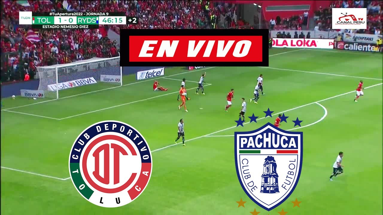 TOLUCA VS PACHUCA EN VIVO LIGA MX LA GRAN FINAL DE IDA - YouTube