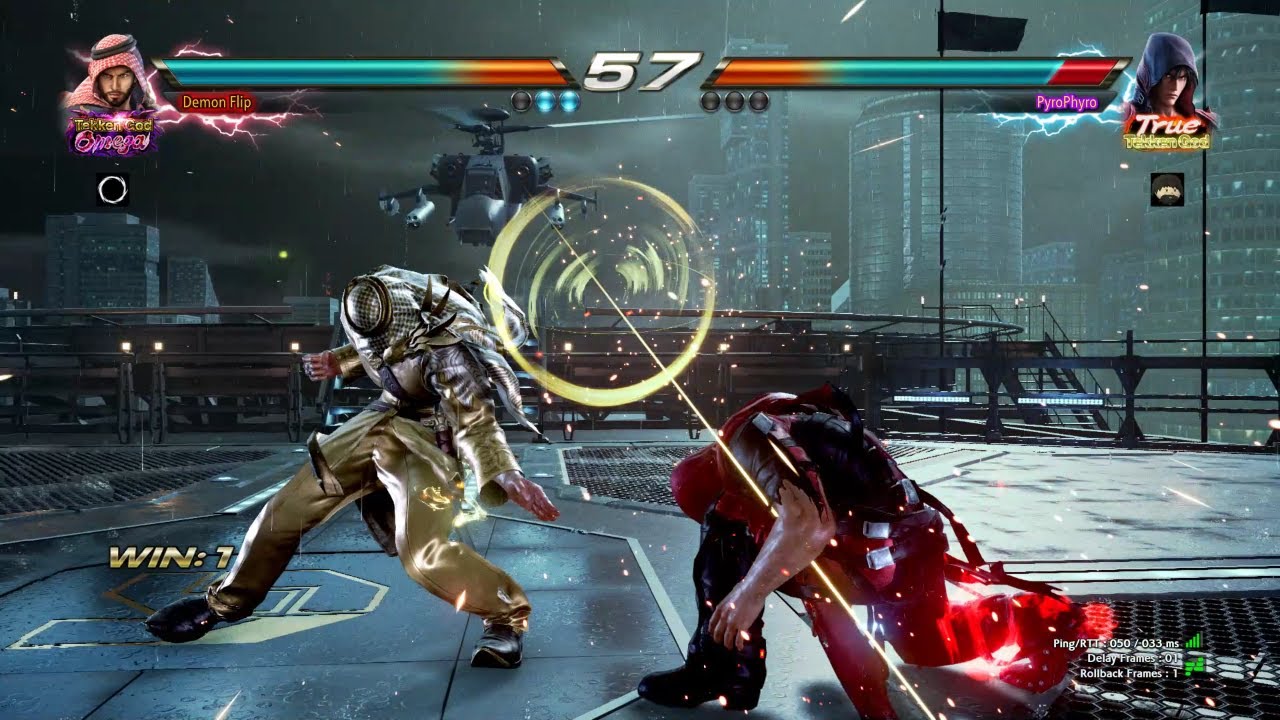 Tekken 7 Demon Flip (Shaheen) Vs PyroPhyro (Jin Kazama) High Level Gameplay !